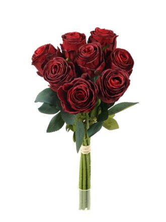 Artificial Flower 19*41cm Rose *8 bundle  GS-44623001-W2 Bouquet 3,000+ sqm showroom with thousands of artificial flowers, plants & trees ready for global sourcing.