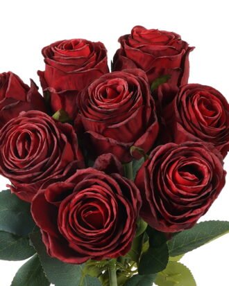 Artificial Flower 19*41cm Rose *8 bundle GS-44623001-R1 Bouquet YeahFlower is one of Chinese leading OEM manufacturers and exporters , supplying the silk flowers, wholesale artificial trees Artificial Flower 19*41cm Rose *8 bundle GS-44623001-R1 Bouquet YeahFlower is one of Chinese leading OEM manufacturers and exporters , supplying the silk flowers, wholesale artificial trees