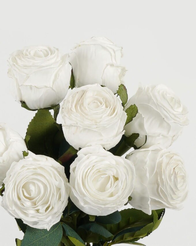 Artificial Flower 19*41cm Rose *8 bundle  GS-44623001-W2 Bouquet YeahFlower is one of Chinese leading OEM manufacturers and exporters , supplying the silk flowers, wholesale artificial trees