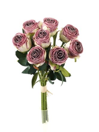 Artificial Flower 19*36cm Rose *8 bundle  GS-44623002 Bouquet 3,000+ sqm showroom with thousands of artificial flowers, plants & trees ready for global sourcing.