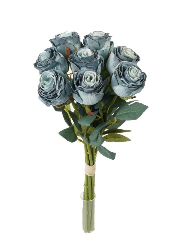 Artificial Flower 19*41cm Rose *8 bundle  GS-44623001 Bouquet YeahFlower is one of Chinese leading OEM manufacturers and exporters , supplying the silk flowers, wholesale artificial trees
