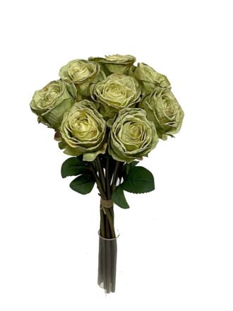 Artificial Flower 19*36cm Rose *8 bundle  GS-44623002-P1 Bouquet 3,000+ sqm showroom with thousands of artificial flowers, plants & trees ready for global sourcing.
