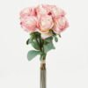 Artificial Flower 19*36cm Rose *8 bundle  GS-44623002-P1 Bouquet YeahFlower is one of Chinese leading OEM manufacturers and exporters , supplying the silk flowers, wholesale artificial trees
