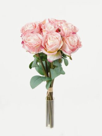 Artificial Flower 19*36cm Rose *8 bundle  GS-44623002-G1 Bouquet 3,000+ sqm showroom with thousands of artificial flowers, plants & trees ready for global sourcing.