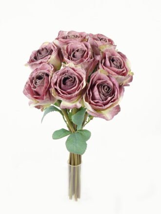Artificial Flower 19*36cm Rose *8 bundle  GS-44623002-Z2 Bouquet 3,000+ sqm showroom with thousands of artificial flowers, plants & trees ready for global sourcing.