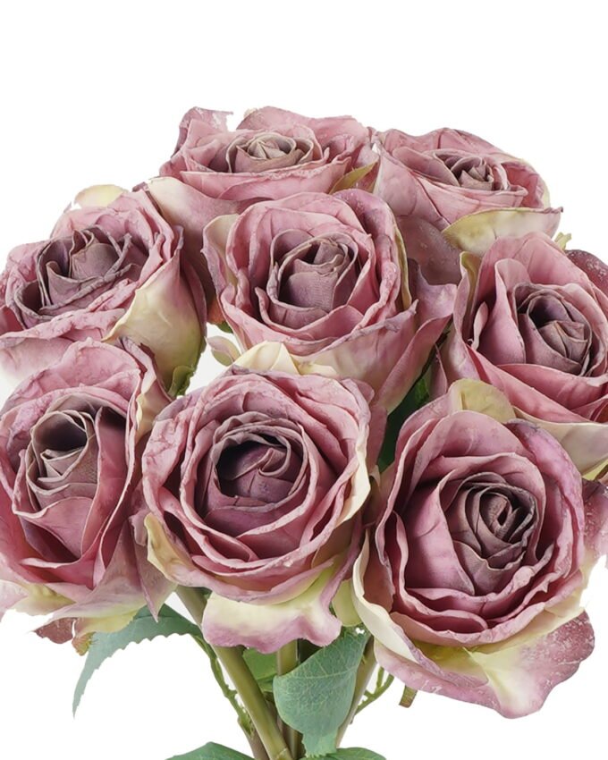 Artificial Flower 19*36cm Rose *8 bundle  GS-44623002-Z1 Bouquet YeahFlower is one of Chinese leading OEM manufacturers and exporters , supplying the silk flowers, wholesale artificial trees