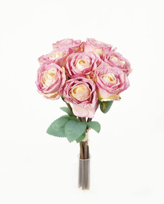 Artificial Flower 19*36cm Rose *8 bundle  GS-44623002-Z2 Bouquet YeahFlower is one of Chinese leading OEM manufacturers and exporters , supplying the silk flowers, wholesale artificial trees