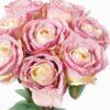 Artificial Flower 19*36cm Rose *8 bundle  GS-44623002-Z2 Bouquet YeahFlower is one of Chinese leading OEM manufacturers and exporters , supplying the silk flowers, wholesale artificial trees