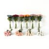 Artificial Flower 19*36cm Rose *8 bundle  GS-44623002 Bouquet YeahFlower is one of Chinese leading OEM manufacturers and exporters , supplying the silk flowers, wholesale artificial trees