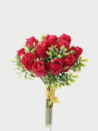 Artificial Flower 20*20*33cm Rose bundle GS-128J23018-P2 Bouquet 3,000+ sqm showroom with thousands of artificial flowers, plants & trees ready for global sourcing.