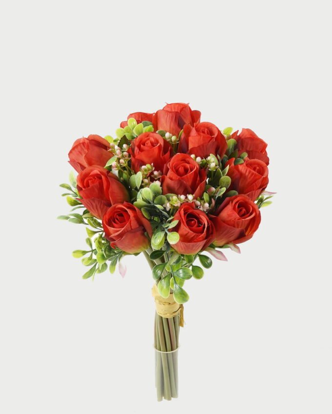 Artificial Flower 20*20*33cm Rose bundle GS-128J23018 Bouquet YeahFlower is one of Chinese leading OEM manufacturers and exporters , supplying the silk flowers, wholesale artificial trees