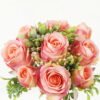 Artificial Flower Rose bundle GS-128J23019-P2_1 Artificial Flower 22*22*33cm Rose bundle GS-128J23019-P2 Bouquet YeahFlower is one of Chinese leading OEM manufacturers and exporters , supplying the silk flowers, wholesale artificial trees