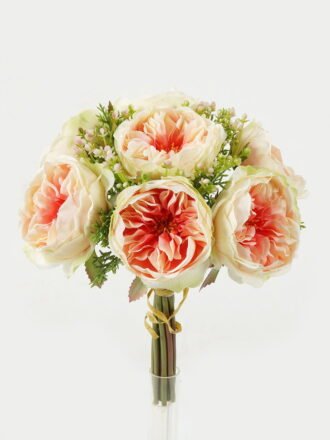 Artificial Flower 20*20*30cm Rose bundle GS-128J23020-P2 Bouquet 3,000+ sqm showroom with thousands of artificial flowers, plants & trees ready for global sourcing.