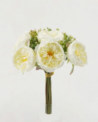 Artificial Flower 20*20*30cm Rose bundle GS-128J23020-W1 Bouquet YeahFlower is one of Chinese leading OEM manufacturers and exporters , supplying the silk flowers, wholesale artificial trees