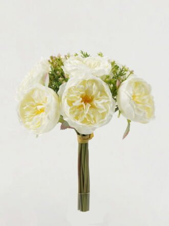 Artificial Flower 20*20*30cm Rose bundle GS-128J23020-P2 Bouquet 3,000+ sqm showroom with thousands of artificial flowers, plants & trees ready for global sourcing.