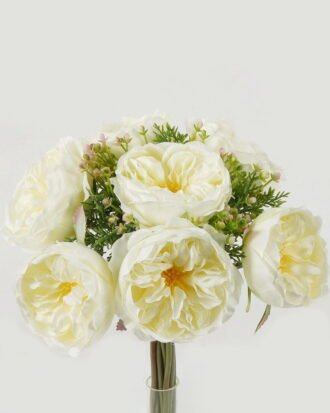 Artificial Flower 20*20*30cm Rose bundle GS-128J23020-W1 Bouquet YeahFlower is one of Chinese leading OEM manufacturers and exporters , supplying the silk flowers, wholesale artificial trees