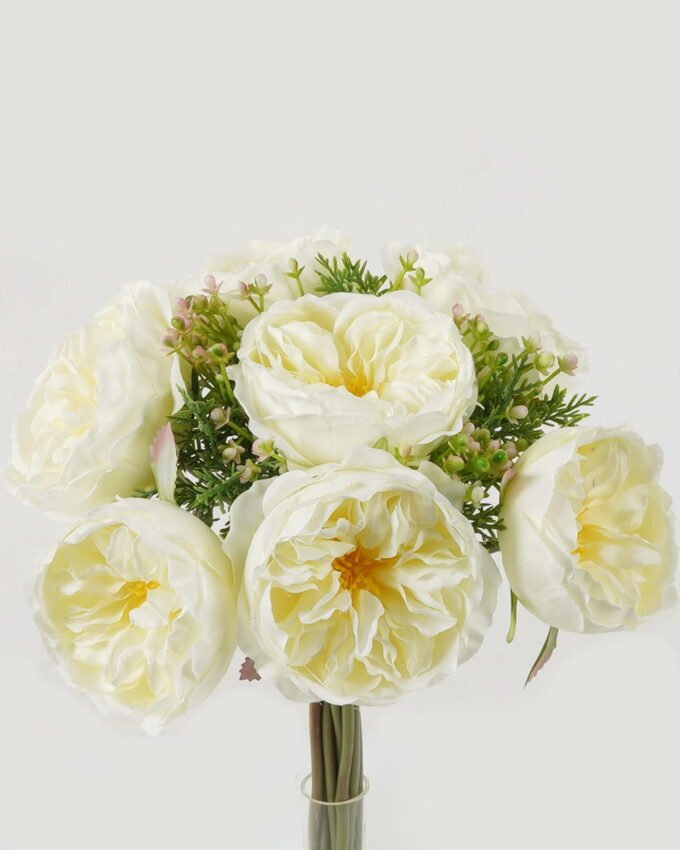 Artificial Flower 20*20*30cm Rose bundle GS-128J23020-W1 Bouquet YeahFlower is one of Chinese leading OEM manufacturers and exporters , supplying the silk flowers, wholesale artificial trees