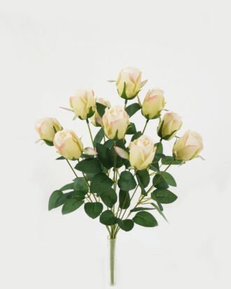 Artificial Flower 25*25*47cm Rose bush GS-128J23017-W1 Flowers Bush YeahFlower is one of Chinese leading OEM manufacturers and exporters , supplying the silk flowers, wholesale artificial trees