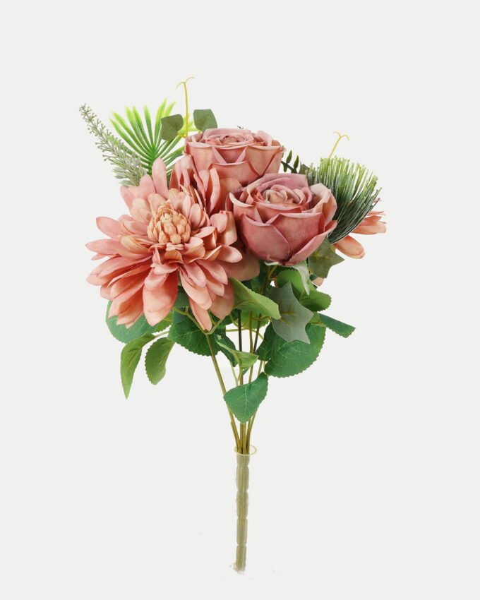 Artificial Flower Rose bush GS-70023001_4 Artificial Flower 20*20*42cm Rose bush GS-70023001 Bouquet YeahFlower is one of Chinese leading OEM manufacturers and exporters , supplying the silk flowers, wholesale artificial trees