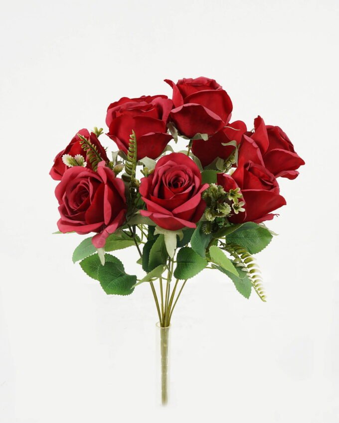 Artificial Flower Rose bush GS-70023002_4 Artificial Flower 25*25*43cm Rose bush GS-70023002 Flowers Bush YeahFlower is one of Chinese leading OEM manufacturers and exporters , supplying the silk flowers, wholesale artificial trees