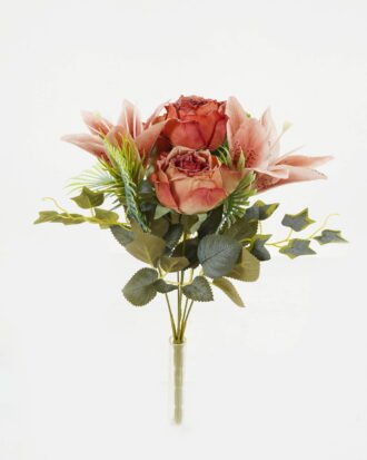 Artificial Flower 20*20*40cm Rose bush GS-70023003-R1 Flowers Bush YeahFlower is one of Chinese leading OEM manufacturers and exporters , supplying the silk flowers, wholesale artificial trees