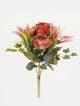 Artificial Flower 20*20*40cm Rose bush GS-70023003 Flowers Bush 3,000+ sqm showroom with thousands of artificial flowers, plants & trees ready for global sourcing.