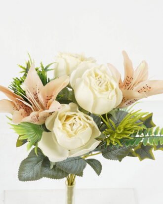 Artificial Flower 20*20*40cm Rose bush GS-70023003-W1 Flowers Bush YeahFlower is one of Chinese leading OEM manufacturers and exporters , supplying the silk flowers, wholesale artificial trees