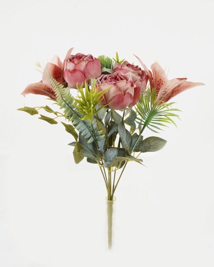 Artificial Flower Rose bush GS-70023003_5 Artificial Flower 20*20*40cm Rose bush GS-70023003 Flowers Bush YeahFlower is one of Chinese leading OEM manufacturers and exporters , supplying the silk flowers, wholesale artificial trees