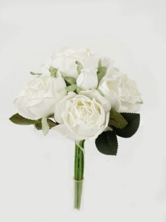 Artificial Flower 20*20*29.5cm Rose bush GS-70023005 Bouquet 3,000+ sqm showroom with thousands of artificial flowers, plants & trees ready for global sourcing.