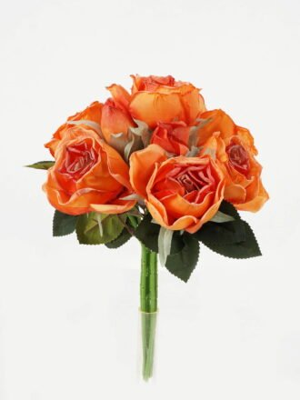 Artificial Flower 20*20*29.5cm Rose bush GS-70023005-Z1 Bouquet 3,000+ sqm showroom with thousands of artificial flowers, plants & trees ready for global sourcing.