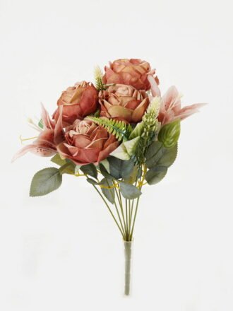 Artificial Flower 20*20*42cm Rose bush GS-70023006-K1 Flowers Bush 3,000+ sqm showroom with thousands of artificial flowers, plants & trees ready for global sourcing.