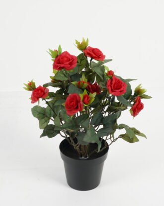 Artificial Flower 25*25*32cm Rose in PP pot GS-03323014-R1 Potted Flowers&Plants YeahFlower is one of Chinese leading OEM manufacturers and exporters , supplying the silk flowers, wholesale artificial trees