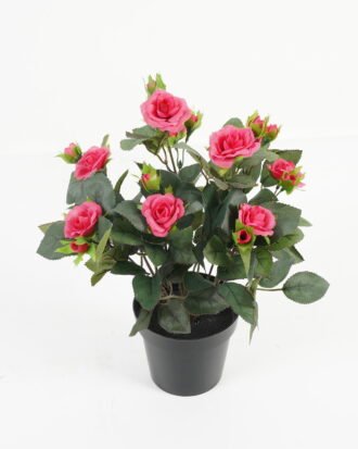Artificial Flower 25*25*32cm Rose in PP pot GS-03323014-R1 Potted Flowers&Plants YeahFlower is one of Chinese leading OEM manufacturers and exporters , supplying the silk flowers, wholesale artificial trees