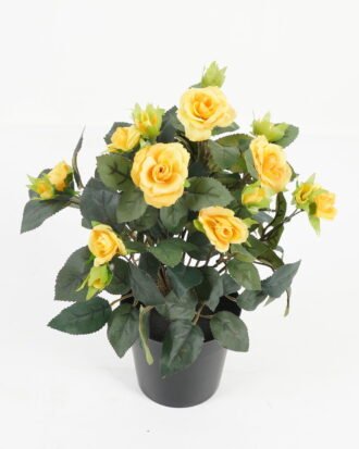 Artificial Flower 25*25*32cm Rose in PP pot GS-03323014-Y1 Potted Flowers&Plants YeahFlower is one of Chinese leading OEM manufacturers and exporters , supplying the silk flowers, wholesale artificial trees