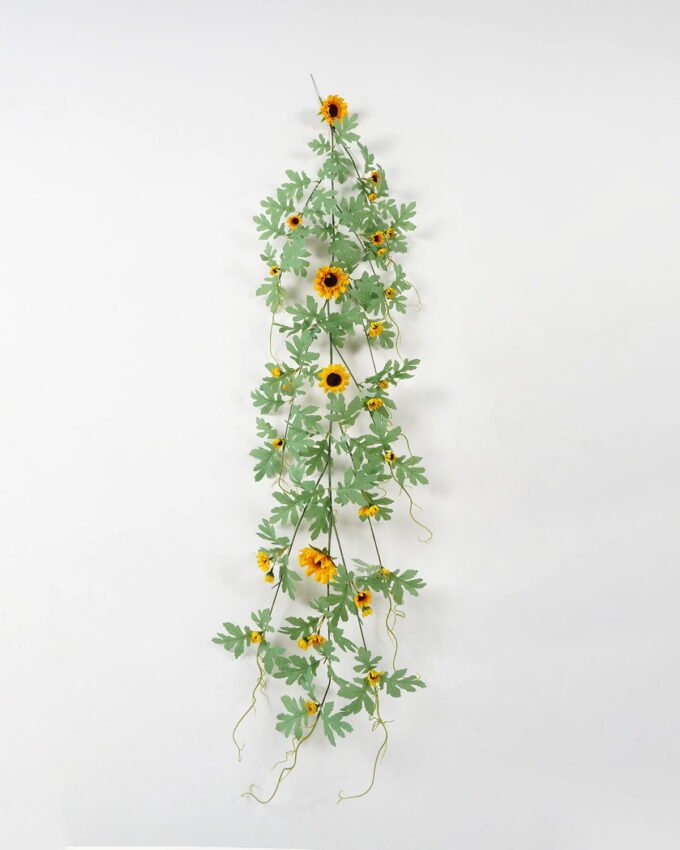 Artificial Flower 20*137cm Sunflower *10 garland GS-64423001-Y1 Leaves&Sprays&Foliages YeahFlower is one of Chinese leading OEM manufacturers and exporters , supplying the silk flowers, wholesale artificial trees