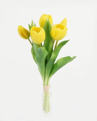 Artificial Flower 14*14*31cm Tulip *5 bundle GS-24523007-P1 Bouquet YeahFlower is one of Chinese leading OEM manufacturers and exporters , supplying the silk flowers, wholesale artificial trees