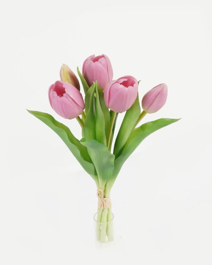 Artificial Flower 14*14*31cm Tulip *5 bundle GS-24523007-Z1 Bouquet YeahFlower is one of Chinese leading OEM manufacturers and exporters , supplying the silk flowers, wholesale artificial trees