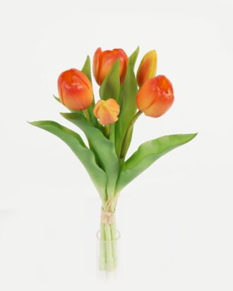 Artificial Flower 14*14*31cm Tulip *5 bundle GS-24523007 Bouquet YeahFlower is one of Chinese leading OEM manufacturers and exporters , supplying the silk flowers, wholesale artificial trees