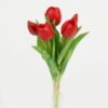 Artificial Flower Tulip 5 bundle GS-24523007_2 Artificial Flower 14*14*31cm Tulip *5 bundle GS-24523007 Bouquet YeahFlower is one of Chinese leading OEM manufacturers and exporters , supplying the silk flowers, wholesale artificial trees