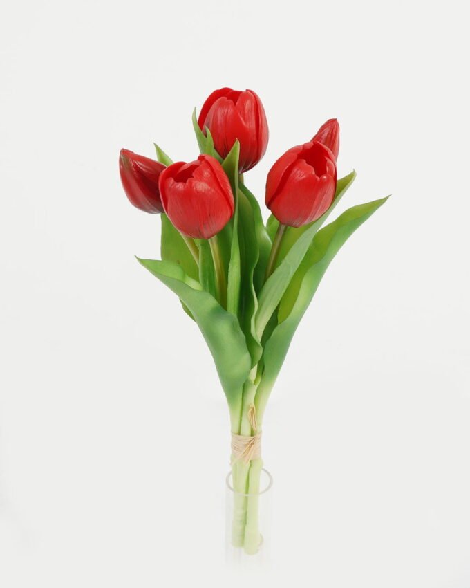Artificial Flower Tulip 5 bundle GS-24523007_2 Artificial Flower 14*14*31cm Tulip *5 bundle GS-24523007 Bouquet YeahFlower is one of Chinese leading OEM manufacturers and exporters , supplying the silk flowers, wholesale artificial trees