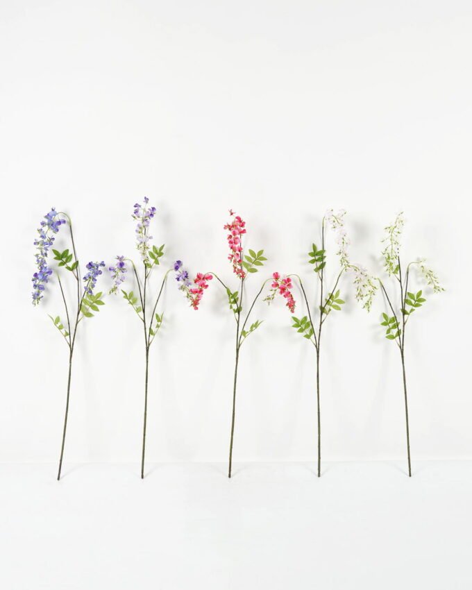 Artificial Flower 20*20*80cm Wisteria *3 single stem GS-53623025 Single Flowers YeahFlower is one of Chinese leading OEM manufacturers and exporters , supplying the silk flowers, wholesale artificial trees