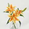 Artificial Table Plants 35cm Lily*3 in the glass GS-06923004-O1 Potted Flowers&Plants YeahFlower is one of Chinese leading OEM manufacturers and exporters , supplying the silk flowers, wholesale artificial trees