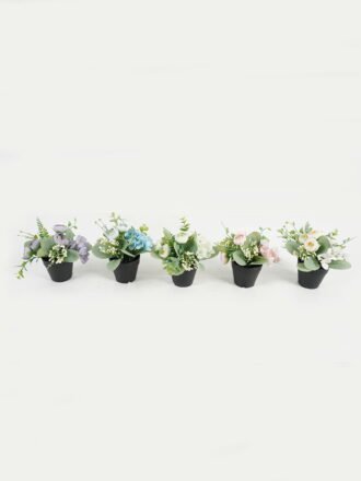 Artificial Flower 29cm Hydrangea *2 single steam in the glass GS-06923008-B1 Potted Flowers&Plants 3,000+ sqm showroom with thousands of artificial flowers, plants & trees ready for global sourcing.