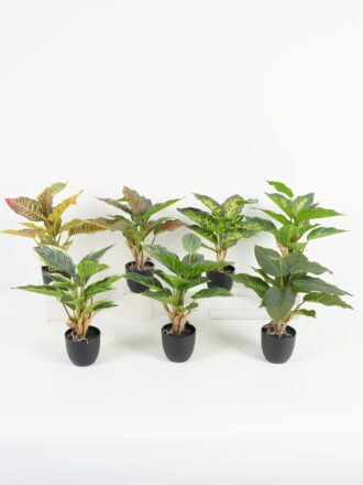 Artificial Table Plants 25*25*54cm Eucalyptus Leaf in pot GS-70123036 Potted Flowers&Plants 3,000+ sqm showroom with thousands of artificial flowers, plants & trees ready for global sourcing.