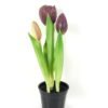 Artificial Table Plants 9*9*24cm Tulip *3 in PP  pot GS-24523024-Z1 Potted Flowers&Plants YeahFlower is one of Chinese leading OEM manufacturers and exporters , supplying the silk flowers, wholesale artificial trees