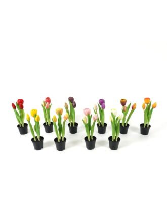 Artificial Flower 15*15*19cm Jasmine in PP pot GS-03323038 Potted Flowers&Plants 3,000+ sqm showroom with thousands of artificial flowers, plants & trees ready for global sourcing.