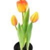 Artificial Table Plants Tulip 3 in PP pot GS-24523024_2 Artificial Table Plants 9*9*24cm Tulip *3 in PP pot GS-24523024 Potted Flowers&Plants YeahFlower is one of Chinese leading OEM manufacturers and exporters , supplying the silk flowers, wholesale artificial trees