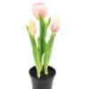 Artificial Table Plants Tulip 3 in PP pot GS-24523024_4 Artificial Table Plants 9*9*24cm Tulip *3 in PP pot GS-24523024 Potted Flowers&Plants YeahFlower is one of Chinese leading OEM manufacturers and exporters , supplying the silk flowers, wholesale artificial trees