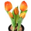 Artificial Table Plants 11*11*22cm Tulip *5  in PP  pot GS-24523025-O1 Potted Flowers&Plants YeahFlower is one of Chinese leading OEM manufacturers and exporters , supplying the silk flowers, wholesale artificial trees