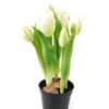 Artificial Table Plants 13*13*24cm Tulip *5  in PP  pot GS-24523026 Potted Flowers&Plants YeahFlower is one of Chinese leading OEM manufacturers and exporters , supplying the silk flowers, wholesale artificial trees